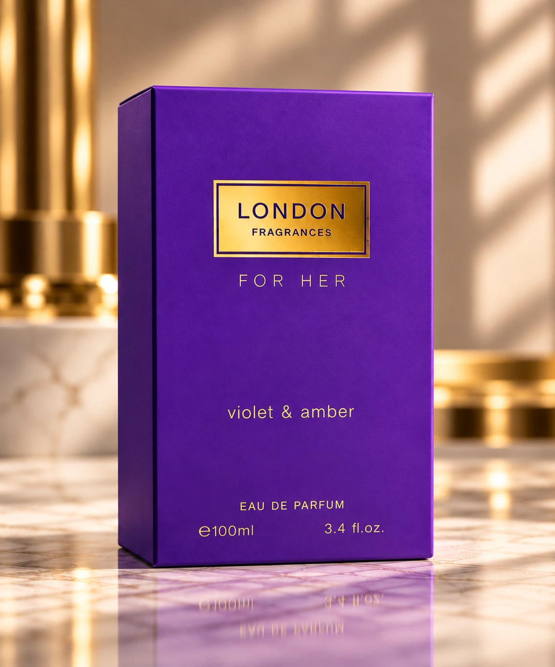 Violet & Amber Eau de Parfum 100ml — packaging