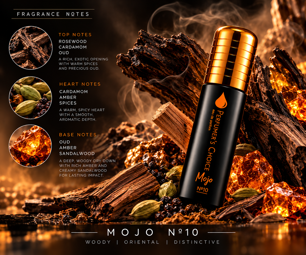 MOJO Nº10 fragrance notes editorial image