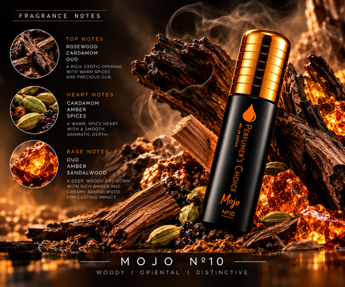 MOJO Nº10 fragrance notes editorial image