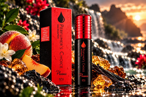PHOENIX Nº4 hero fragrance bottle and box lifestyle image
