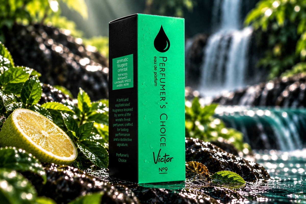 VICTOR Nº9 bottle lifestyle fragrance image